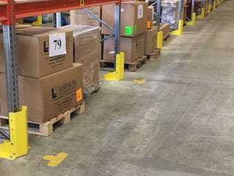 USAs ambassade, lagerhyllevakter - nytt lagerutstyr, levering, montering 2